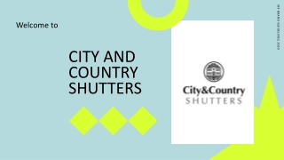 shutters in west London