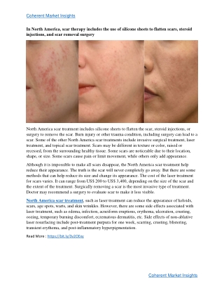 North America Scar Treatment