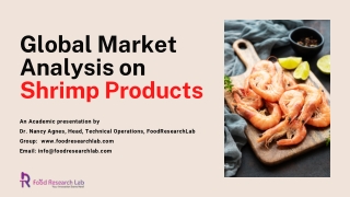 Global market analysis on Shrimp Products - foodresearchlab