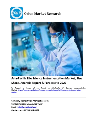 Asia-Pacific Life Science Instrumentation Market Trends, Size, Competitive Analy