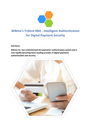 Wibmo's Trident RBA - Intelligent Authentication for Digital Payment Security (1)