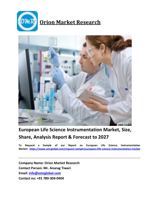 European Life Science Instrumentation Market Trends, Size, Competitive Analysis