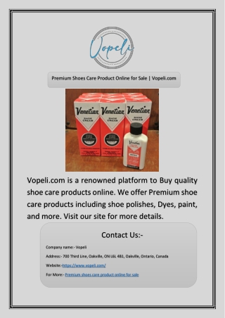 Premium shoes care product online for sale