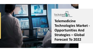 2021 Telemedicine Technologies Market Size, Growth, Drivers, Trends And Forecast