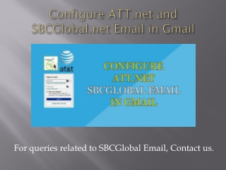 Configure ATT.net and SBCGlobal.net Email in Gmail