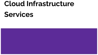 Cloud Infrastructure Services in Malaysia