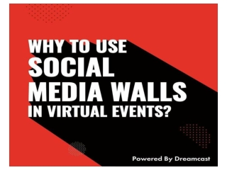 Why to use social Media Walls in Virtual Events