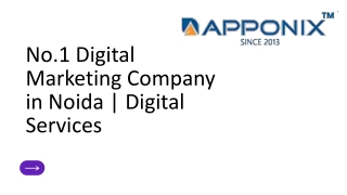 No.1 Digital Marketing Company in Noida