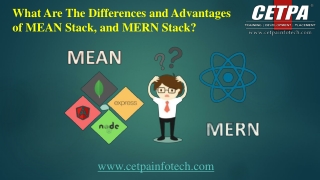 What Are The Differences and Advantages Between MEAN Stack and MERN Stack