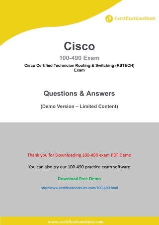 100-490 Exam Dumps