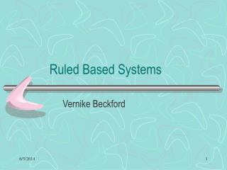 Ruled Based Systems