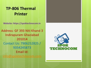 Top TP-806 Thermal Printer in India