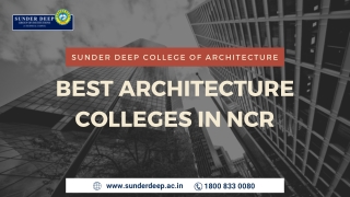 Architecture Colleges in Delhi NCR | Colleges Offering Architecture