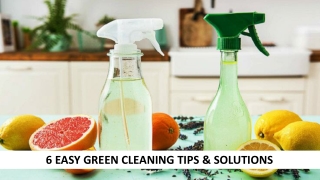 6 EASY GREEN CLEANING TIPS & SOLUTIONS