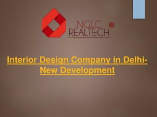 Interior Design Company in Delhi- New Development
