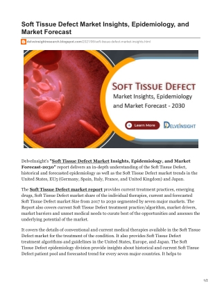 Soft Tissue Defect Market