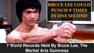 7 World Records Held By Bruce Lee, The Martial Arts Guinness