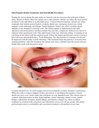 Dental Implants