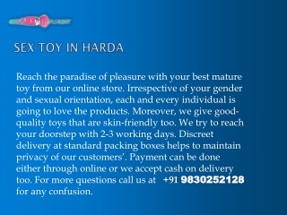 Adult Toys In Harda