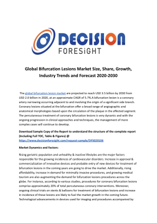 Global Bifurcation Lesions Market.docx