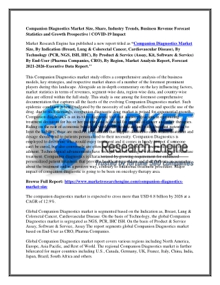 Companion Diagnostics Market
