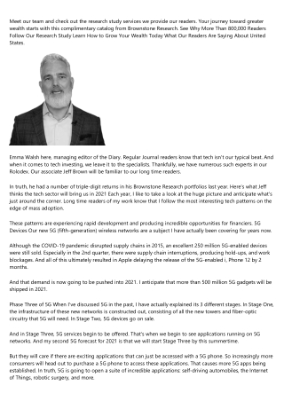 Jeff Brown's #1 Tech Stock Of 2021: What's Inside Jeff Brown's ...