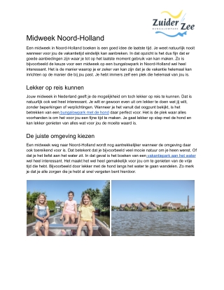 Midweek Noord-Holland