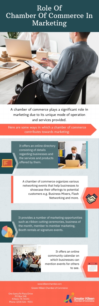 Role Of Chamber Of Commerce In Marketing