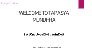 Consult Best Oncology Dietitian in Delhi