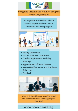 Health and Wellness Business Training | WowTraining