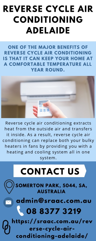 Reverse Cycle Air Conditioning Adelaide