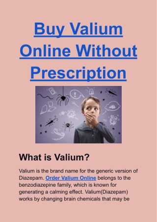 Buy Valium Online Without Prescription