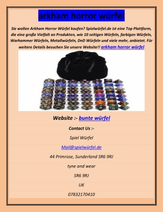 bunte würfel abhi
