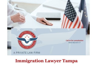 Immigration Lawyer Tampa- Center For U S Immigration