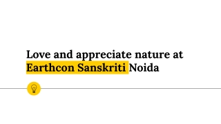 Love and appreciate nature at Earthcon Sanskriti Noida