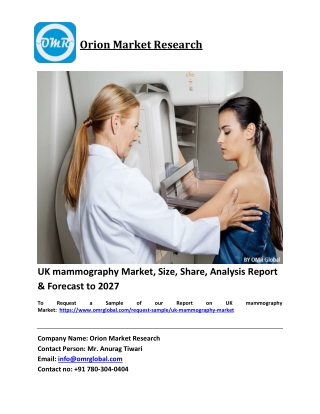 UK mammography Market Trends, Size, Competitive Analysis and Forecast 2021-2027