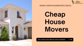 Cheap House Movers