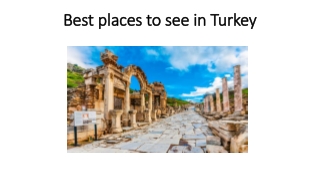 Best places to see in Turkey