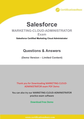 marketing-cloud-administrator Exam Dumps MuleSoft Developer MCD-Level-1