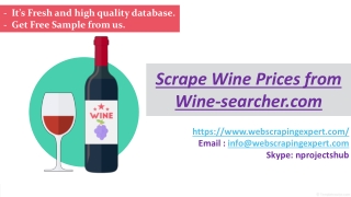 Scrape Wine Prices from Wine-searcher.com