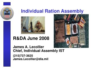 Individual Ration Assembly