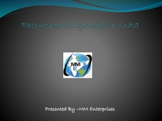 Recruitment Agencies in India