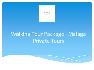 Walking Tour Package