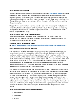 Smart Robots Market