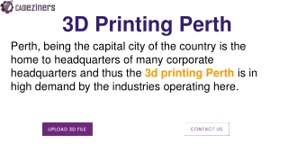 3d Printing Perth