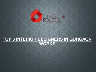 Top 3 Interior Designers in Gurgaon Works