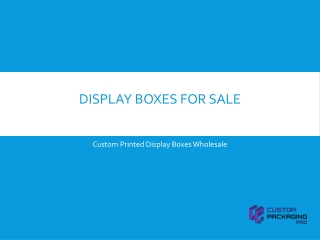 Display Boxes for Sale