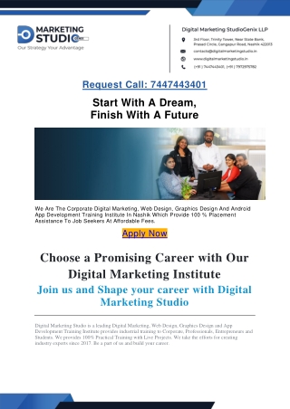Digital Marketing Institute| Web & Graphics Designing Institute in Nashik