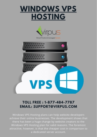 Windows VPS hosting