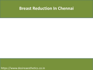 Breast Reduction In Chennai